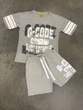 3 stripe Short sets
