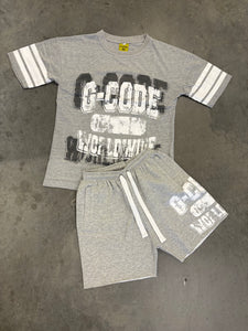 3 stripe Short sets