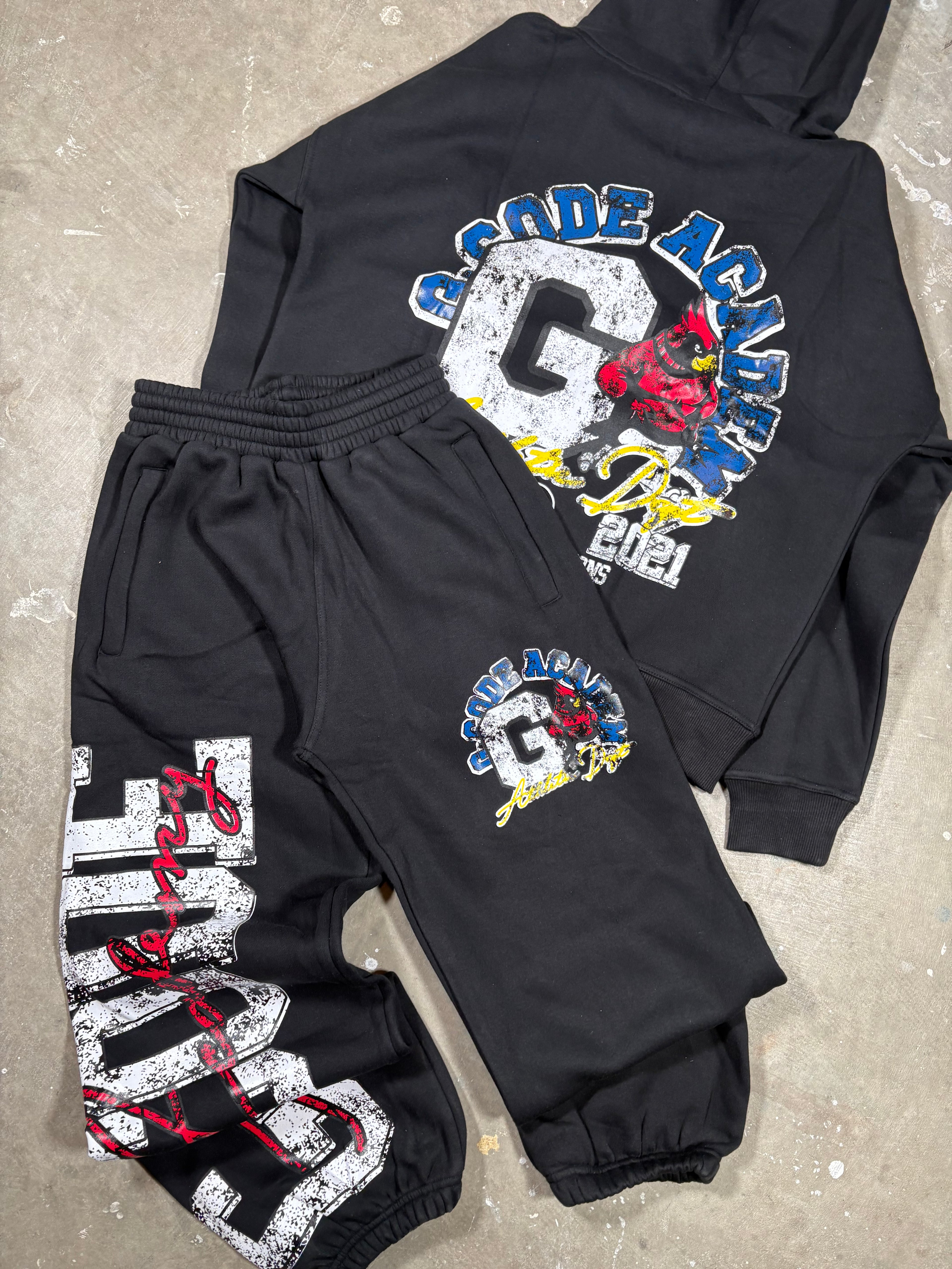 Black District Champion Sweatsuit