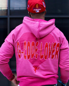 Pink G-Code Lovers Zip-up