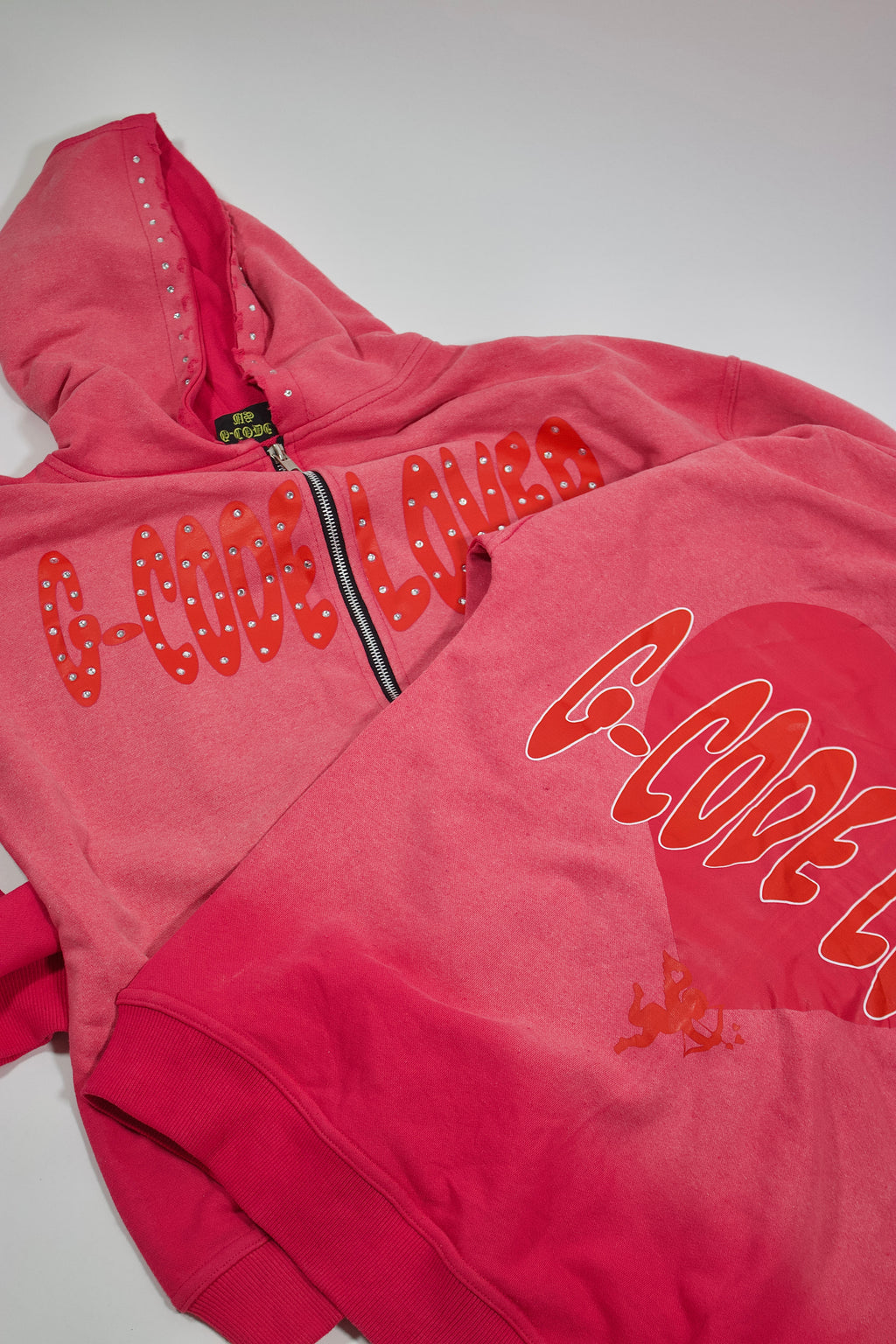 Pink G-Code Lovers Zip-up