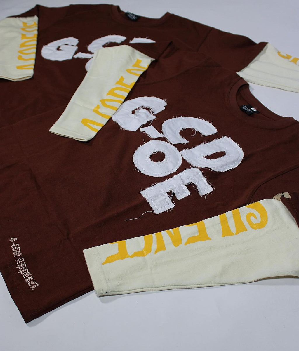Long Sleeve Distressed Tee
